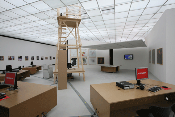 Postcapital, Exhibition View, WKV Stuttgart, 2008